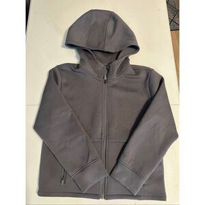 Abercrombie & Fitch Kid's Gray Long Sleeve Hooded YPB Zip Up Jacket Size 7/8